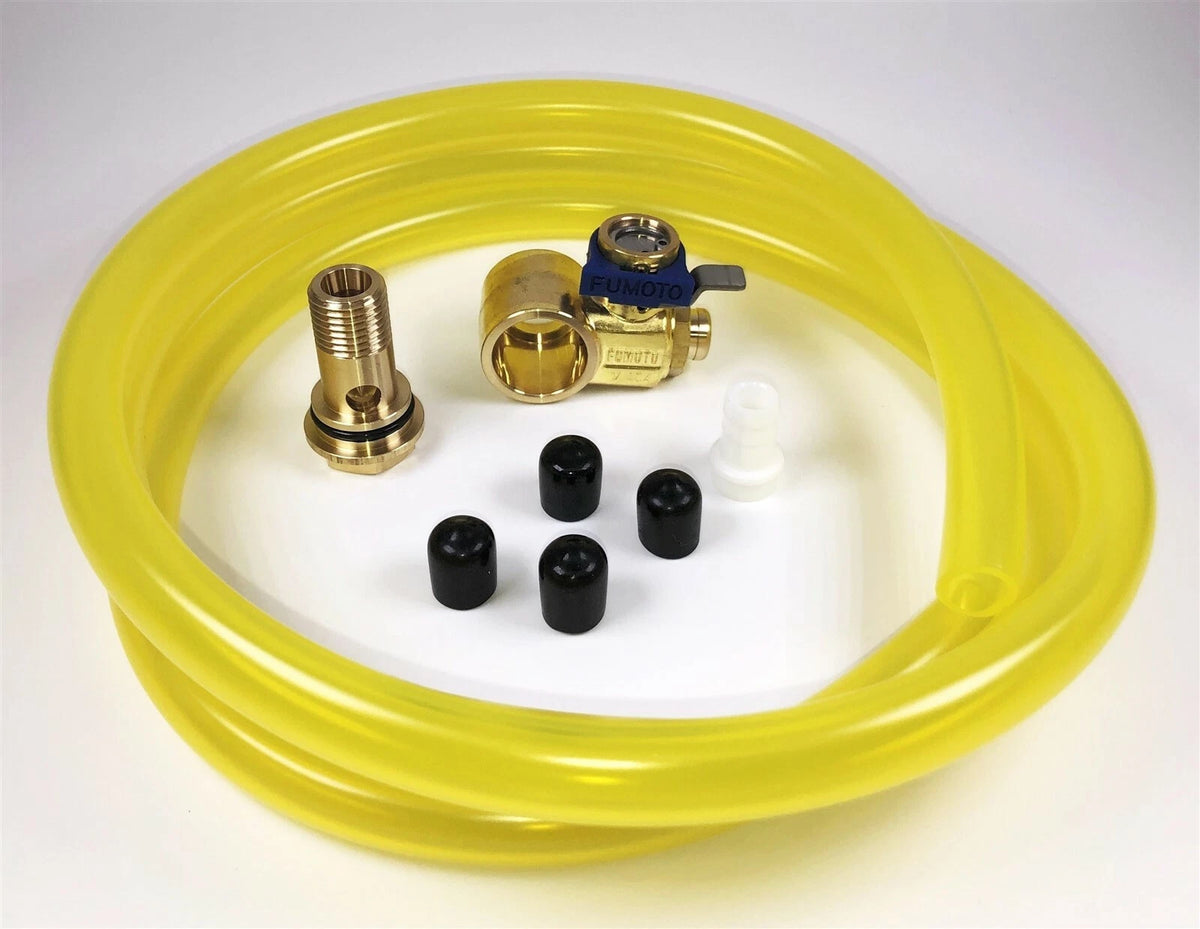 Fumoto F111SX Oil Drain Valve with HD Pro Hose Kit for Fumoto S & SX (N/A)
