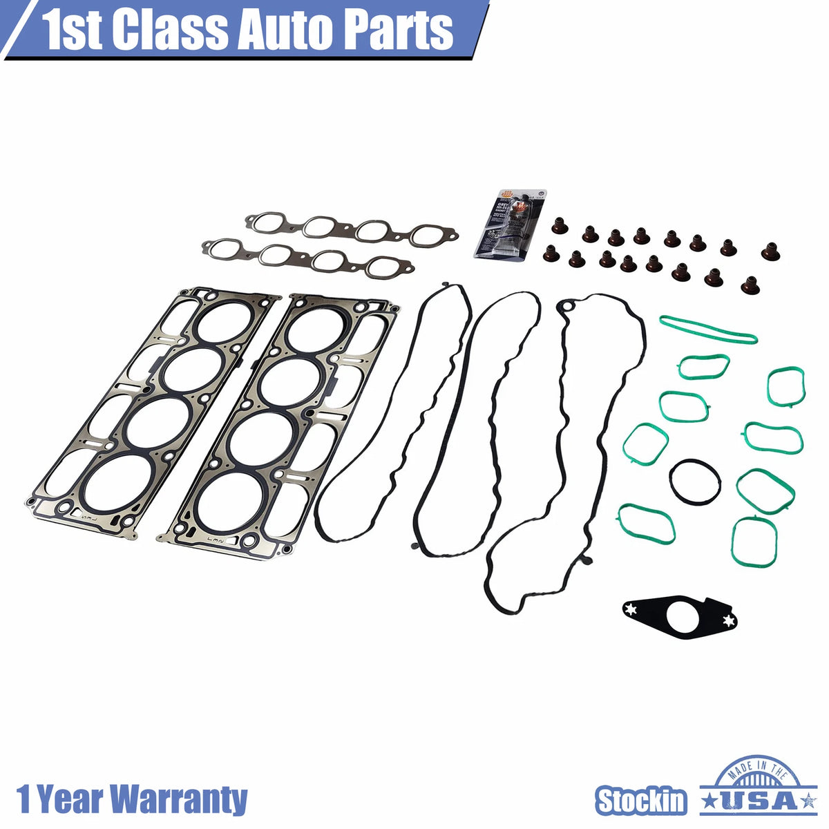 Engine Cylinder Head Gasket Set for Chevy Suburban Tahoe Silverado GMC (VIN C)