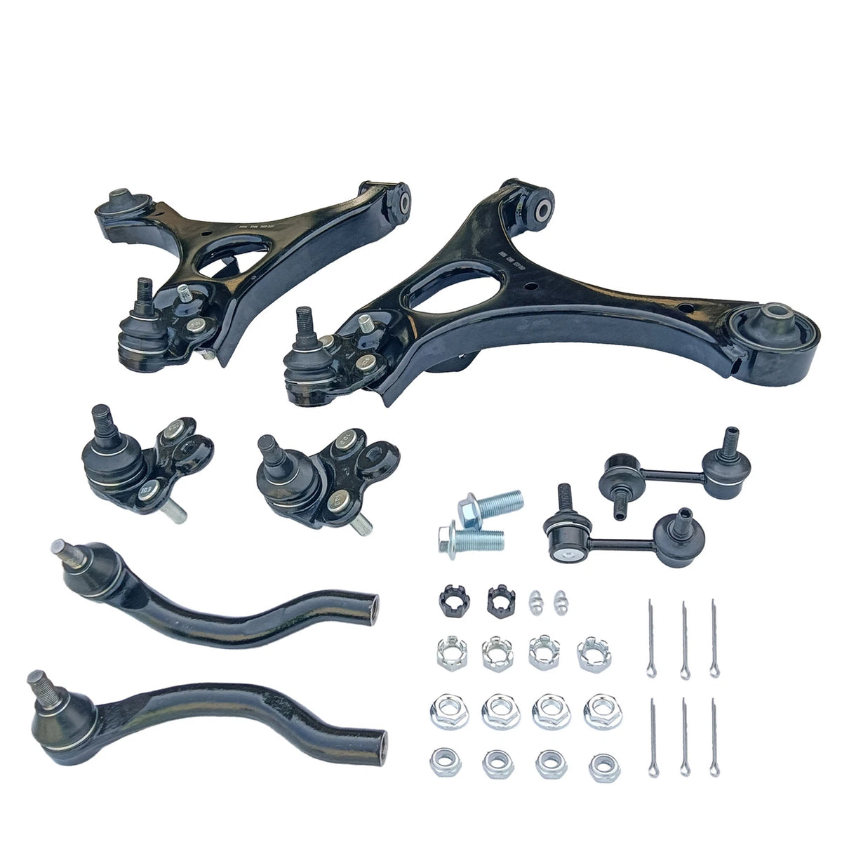 8pc Suspension Kit Control Arm Tie Rod Ends for Honda Civic (2006–2011)