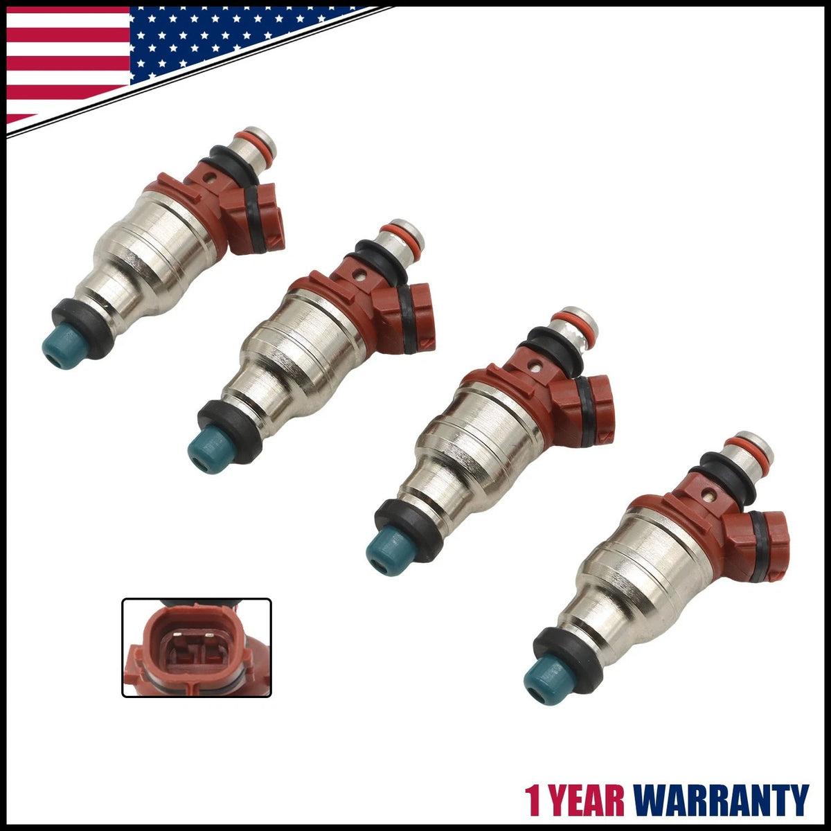 4x Fuel Injectors for Toyota 4Runner Pickup T100 22RE 2.4L (1989–1995) 23250-35040