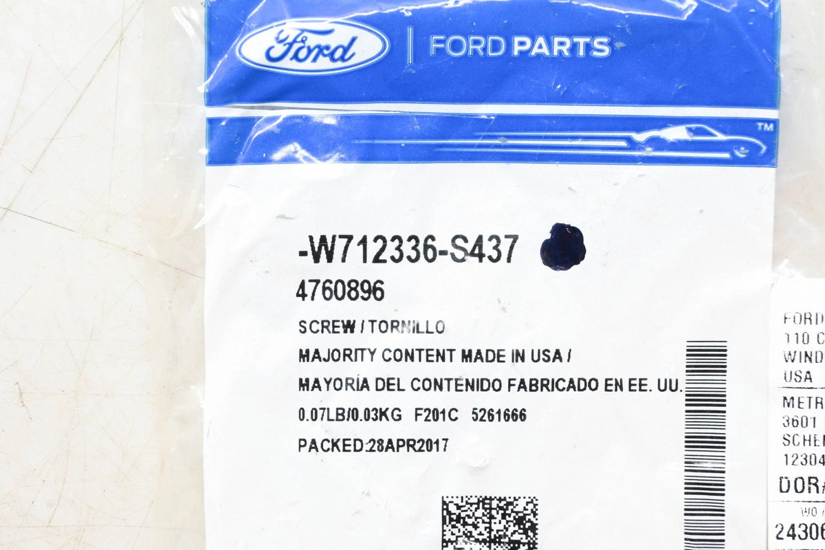 Bumper Screw for Ford (W712336-S437)