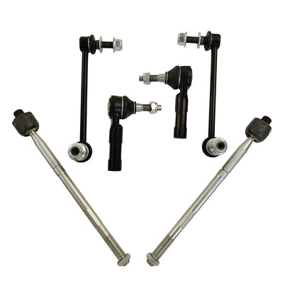 Set of 6 Tie Rod Ends Sway Bar Kit for Chrysler 300 Dodge Challenger (2015-2018)