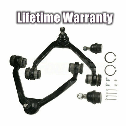 Set of 4 Front Upper Control Arms w/ Ball Joints for Ford F-150 F-250 Expedition (4WD)