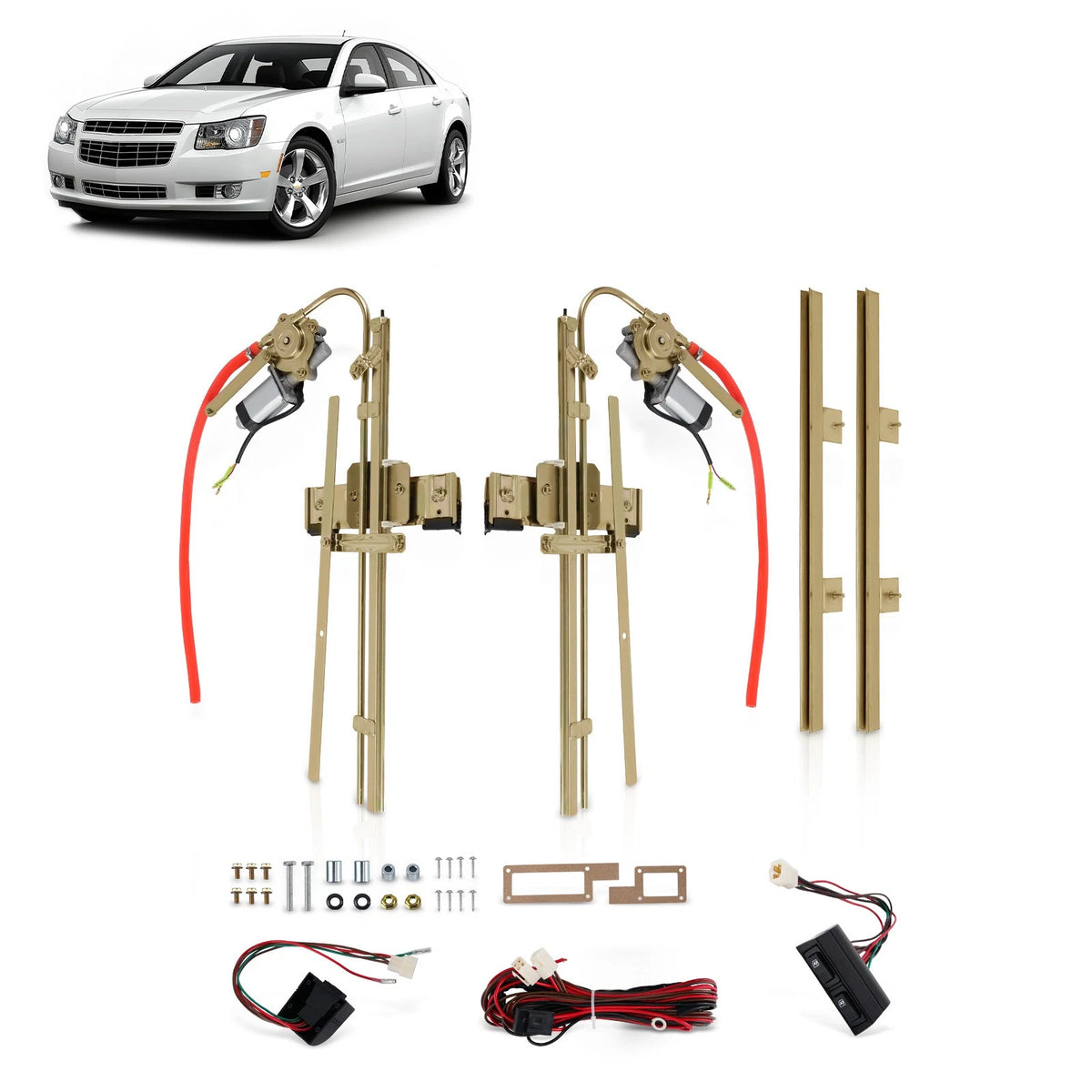 Power Window Kit for Ford Cars (Universal, 2 Door)
