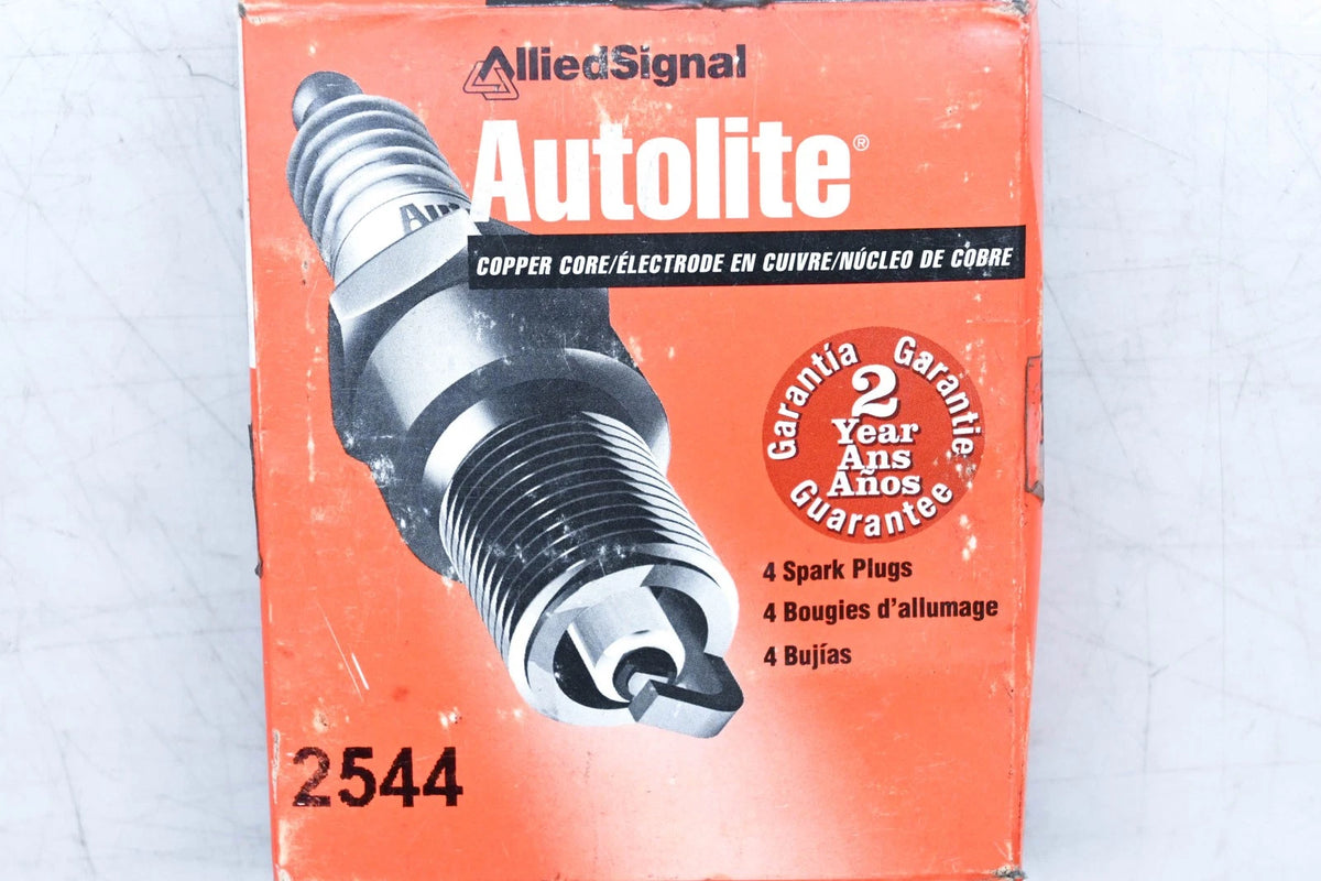 Set of 4 Autolite 2544 Copper Core Spark Plugs for (NOS)