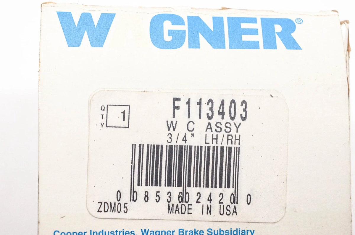 Wagner Wheel Cylinder Assembly F113403, 120533 for