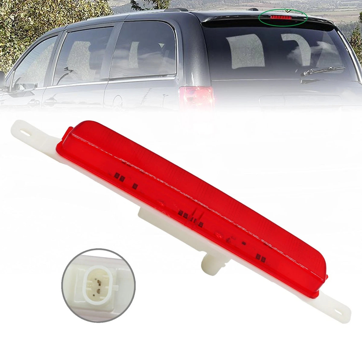 3rd High Mount Stop Brake Taillight for Chrysler Dodge Grand Caravan (2008–2018)