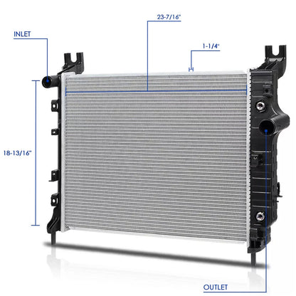 Aluminum Core Radiator for Dodge Dakota Durango (2000–2004) 52028816AC 2294