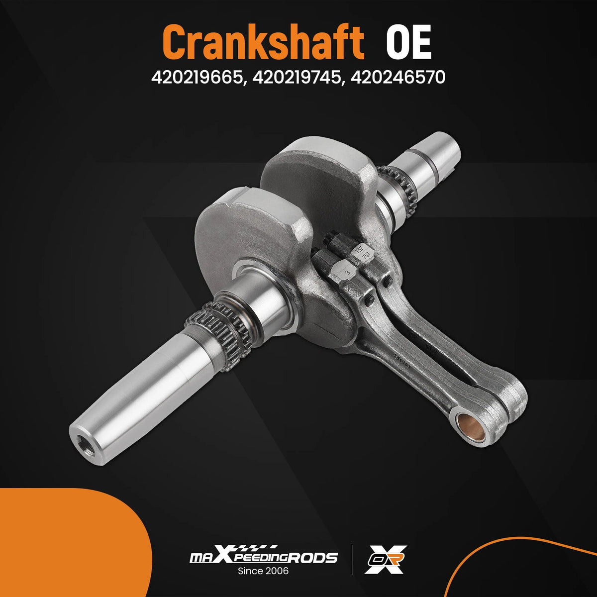 Crankshaft for Can-Am Commander Outlander 650 800 (2009–2015) 420219665