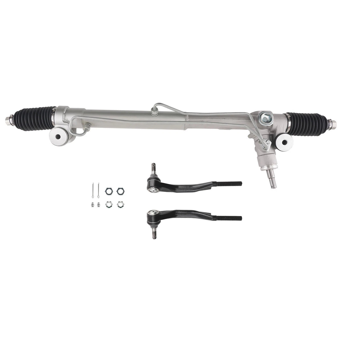 Power Steering Rack + 2 Outer Tie Rod Ends for Chevy GMC Envoy (2003–2009)