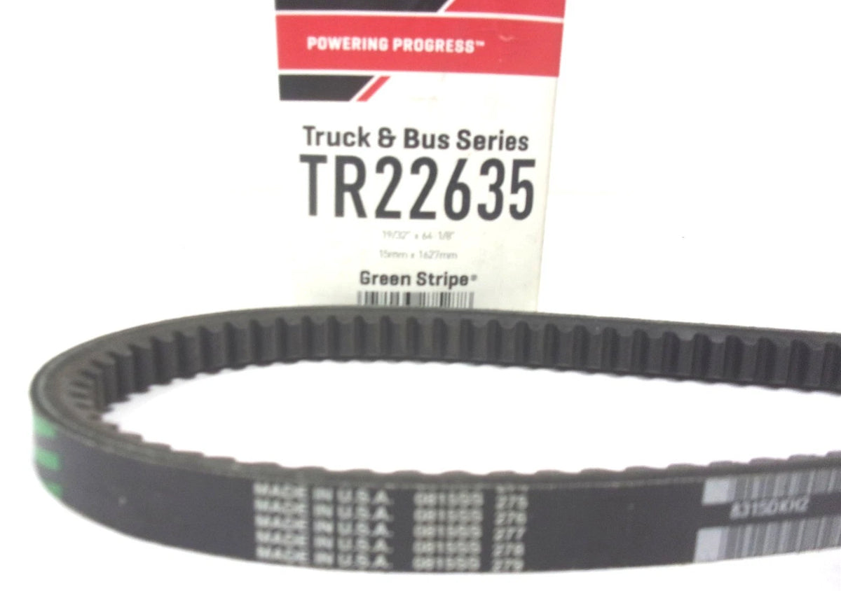Gates Green Stripe V-Belt TR22635 for Truck & Bus (64-1/8" x 19/32")