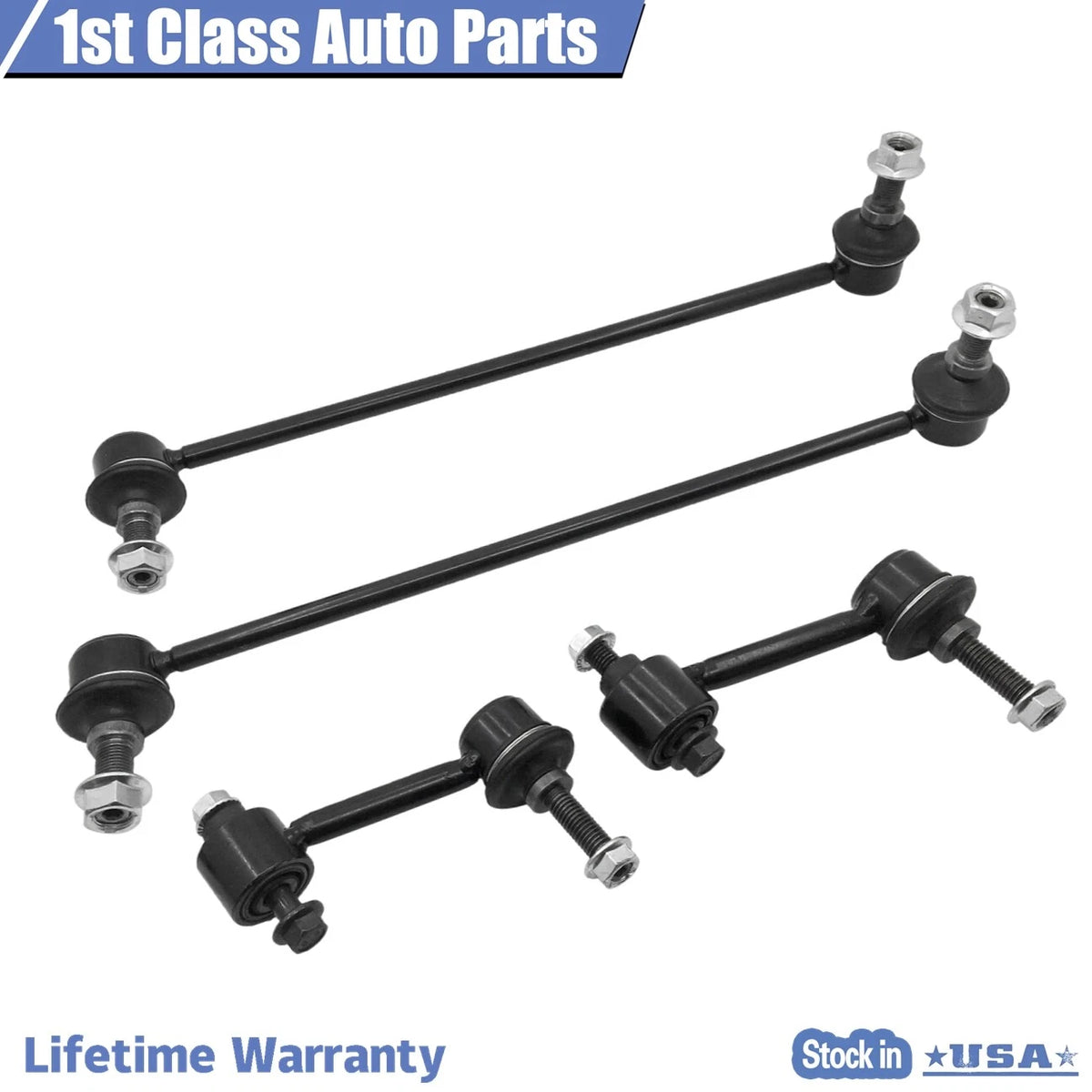 Set of 4 Sway Bar Links for Audi A3 Quattro (2006–2014)