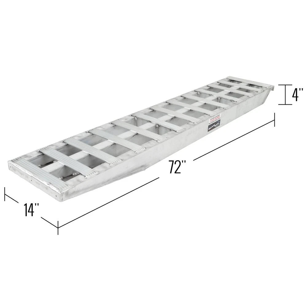 Set of 2 Heavy Equipment Ramps 72" x 14" 12000lb 12-14-072-05-S