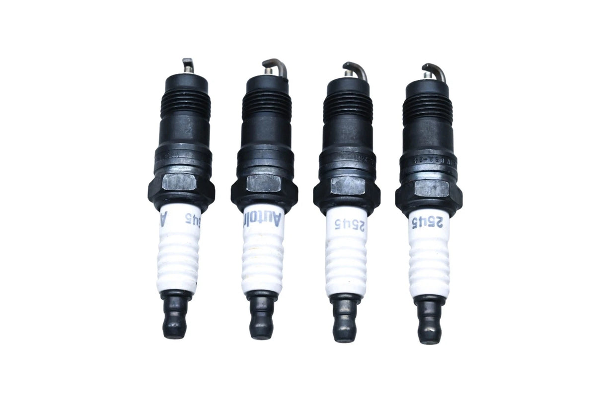 Set of 4 Autolite 2545 Copper Core Resistor Spark Plugs for