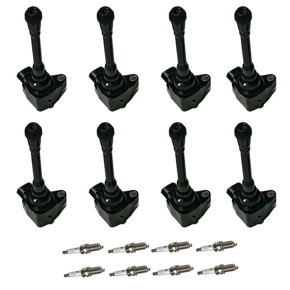 Set of 8 Ignition Coils & Spark Plugs for Nissan Titan 5.6L V8 (2017–2020)