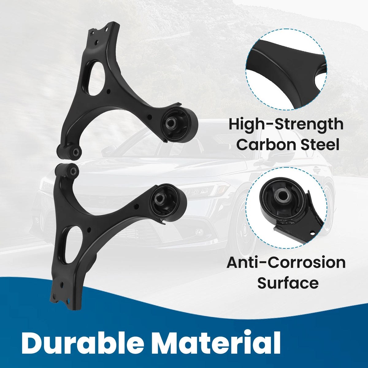 14Pcs Suspension Kit Front Lower Control Arms for Honda Civic (2006–2011) K620382