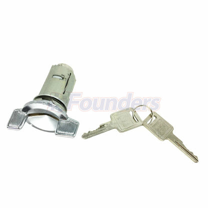 Ignition Chrome Lock with Keys for Chevrolet Beretta, Buick G30, GMC