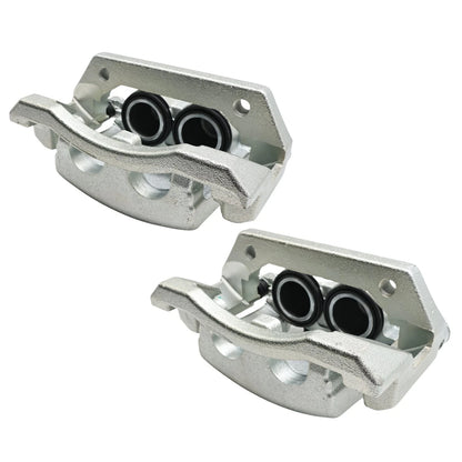 Set of 2 Rear Brake Calipers w/ Brackets for Ford F-250 F-350 (2008–2012)
