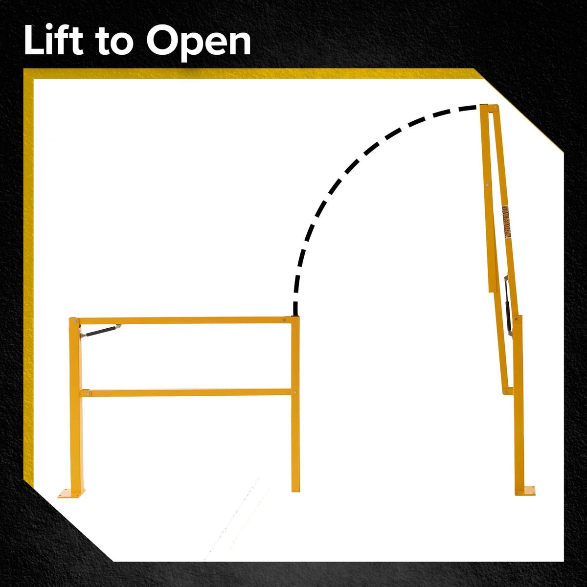 Guardian Folding Dock Door Gate for 10' Opening