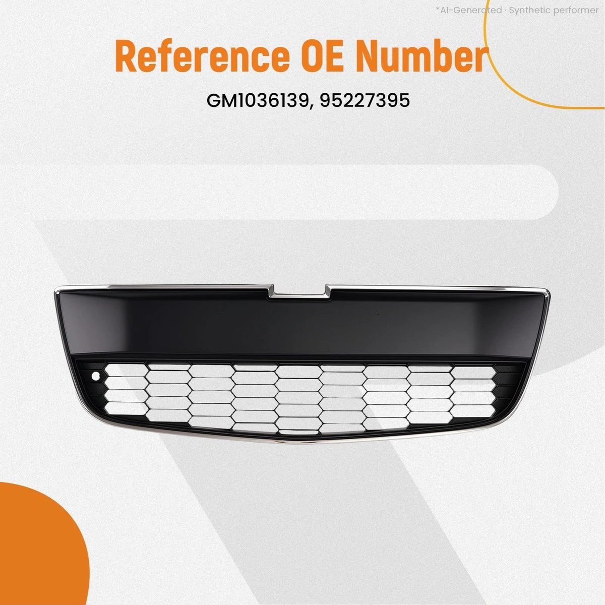 Chrome Front Grille for Chevrolet Sonic LTZ/LT/LS (2012–2016) 95227395
