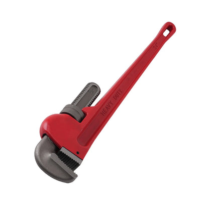 24in Adjustable Pipe Wrench 85mm Jaw Heavy Duty CRV Steel