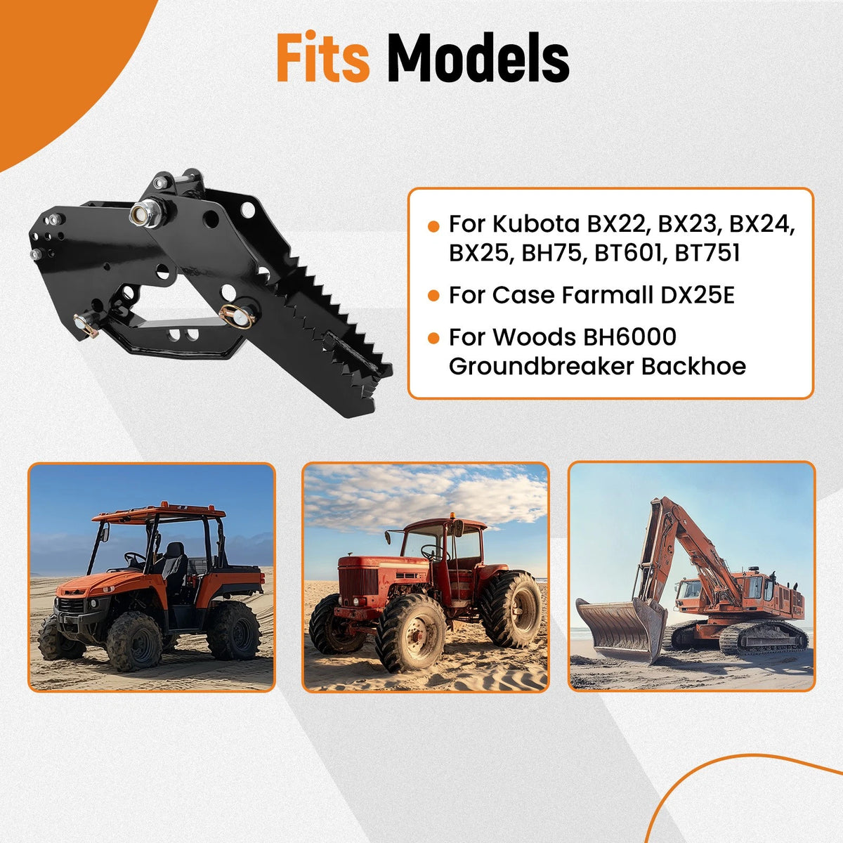 Backhoe Thumb Attachment for Kubota Deere (Universal)