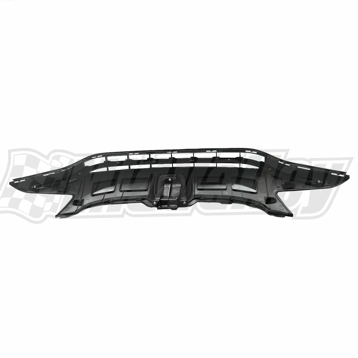 Grill Upper Bumper Grille Chrome & Gloss Black for Honda Fit (2015–2017)