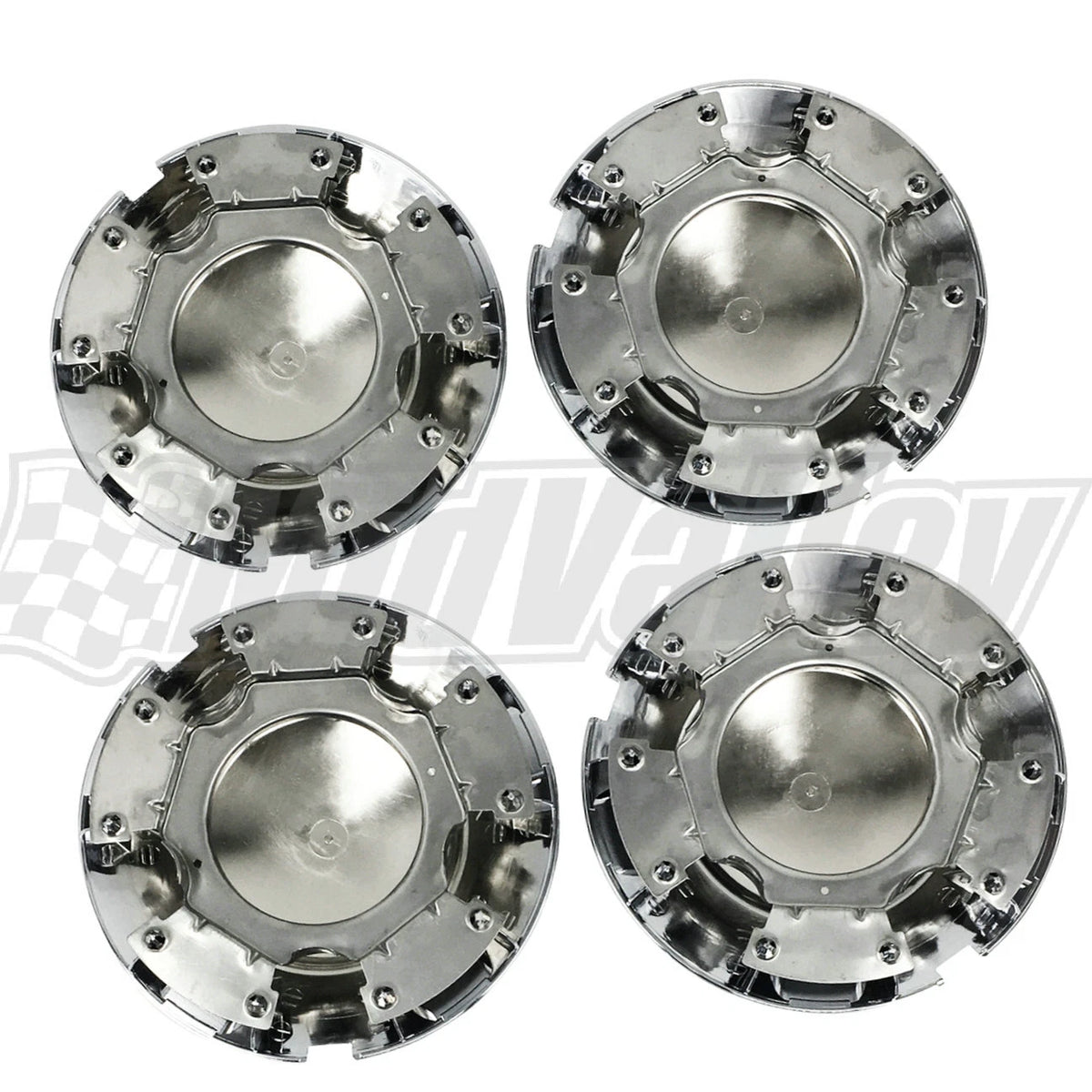 Set of 4 Chrome Wheel Center Hub Caps for Ford Expedition (1999–2000)