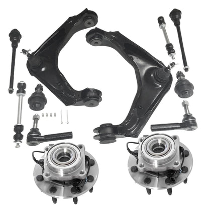 Control Arms + Wheel Hub Assembly Kit L&R for Chevrolet Suburban 2500 (2000–2006)