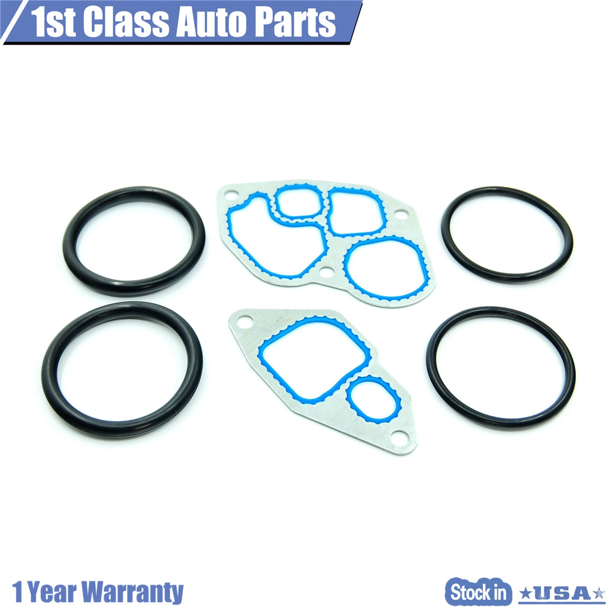 Oil Cooler O-Ring & Gasket Kit for Ford E350 E450 E550 F250 F350 F450 (1995–2003)