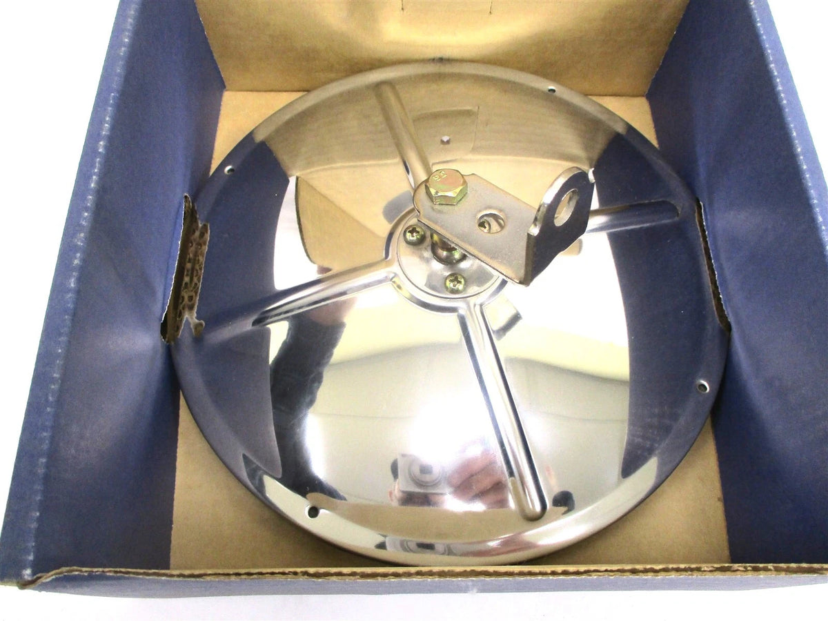 8" Convex Rear View Mirror for Volvo (Genuine, Stainless, 3099481, 10801)