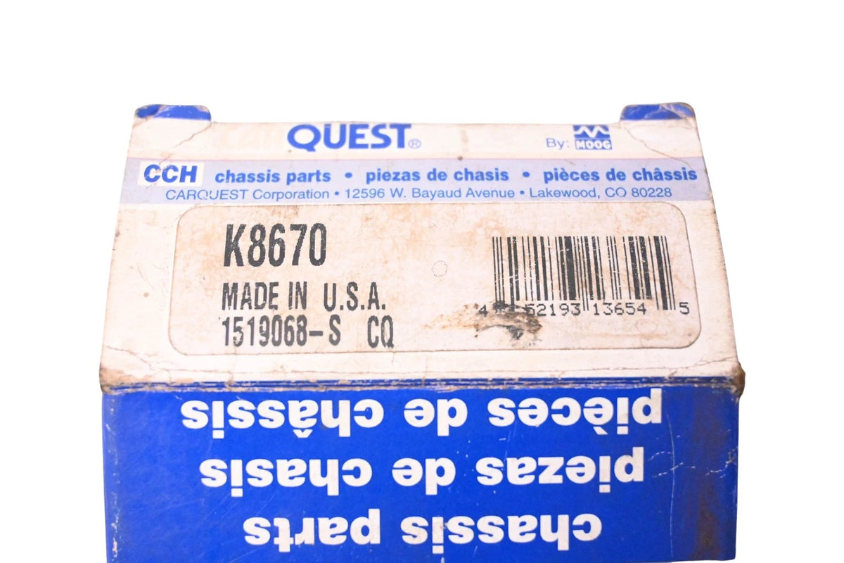 Bushing Kit for Moog K8670 (NOS)