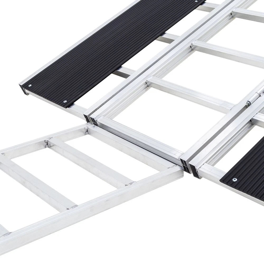 Folding Snowmobile Ramp Extension for Black Ice SNO-6054-HDXW (5' x 54")