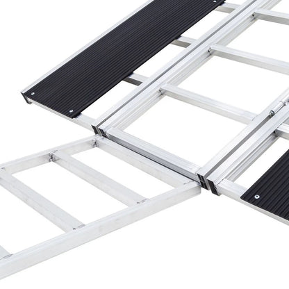 Folding Snowmobile Ramp Extension for Black Ice SNO-6054-HDXW (5' x 54")