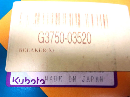 Genuine OEM Breaker for Kubota KJ-T270FX-SW-USA XE100NS (75A)