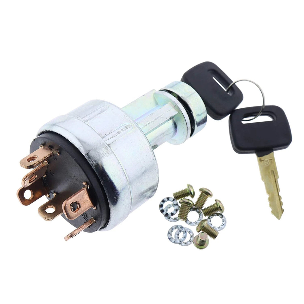 Ignition Switch W/Key 194322-52110 for Yanmar 140 155 165 169 180 187 195 240 (–)