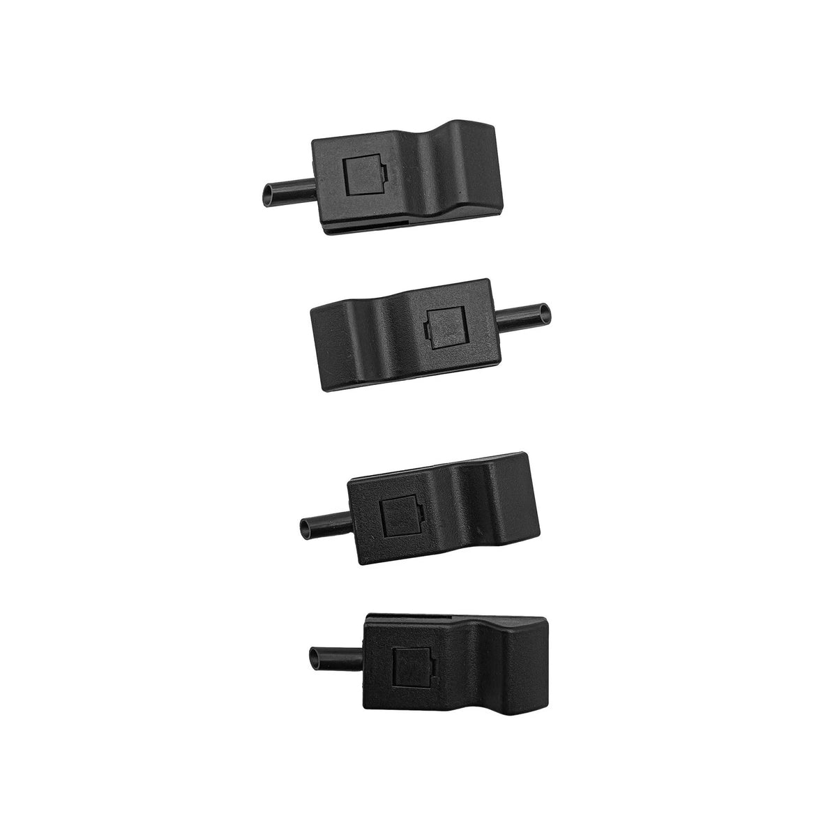 Set of 4 Door Lock Knobs for Chevy Silverado GMC Sierra (2014–2023) Ebony Black
