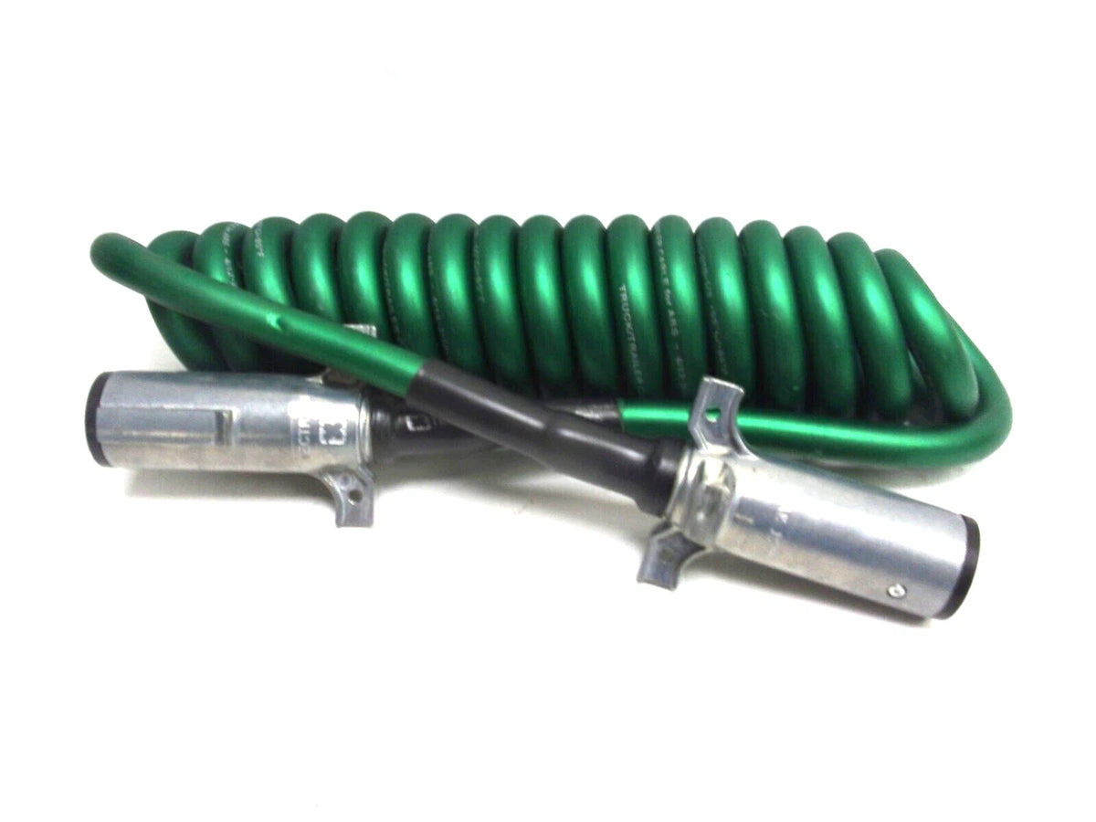 OEM 12' Green Coiled ABS Trailer Cable for International (30-4320)
