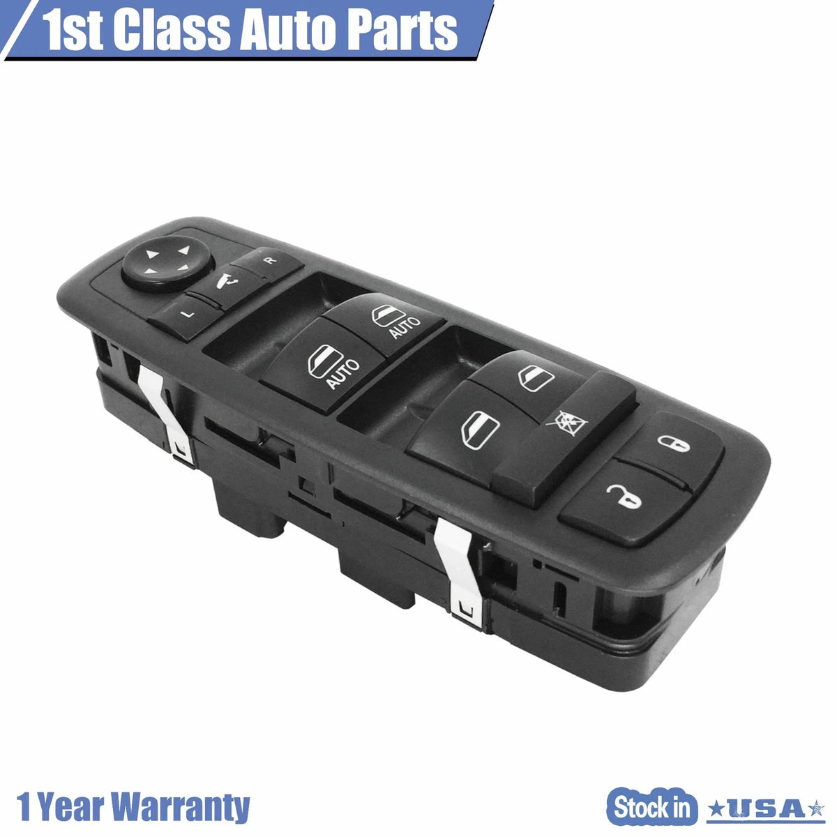 Left Master Power Window Switch for Chrysler Town & Country, Dodge Grand Caravan