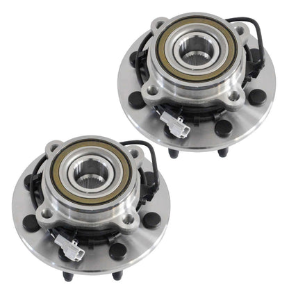 2X Front Wheel Bearing and Hub 515063 for Dodge Ram 2500 3500 (2000–2002)