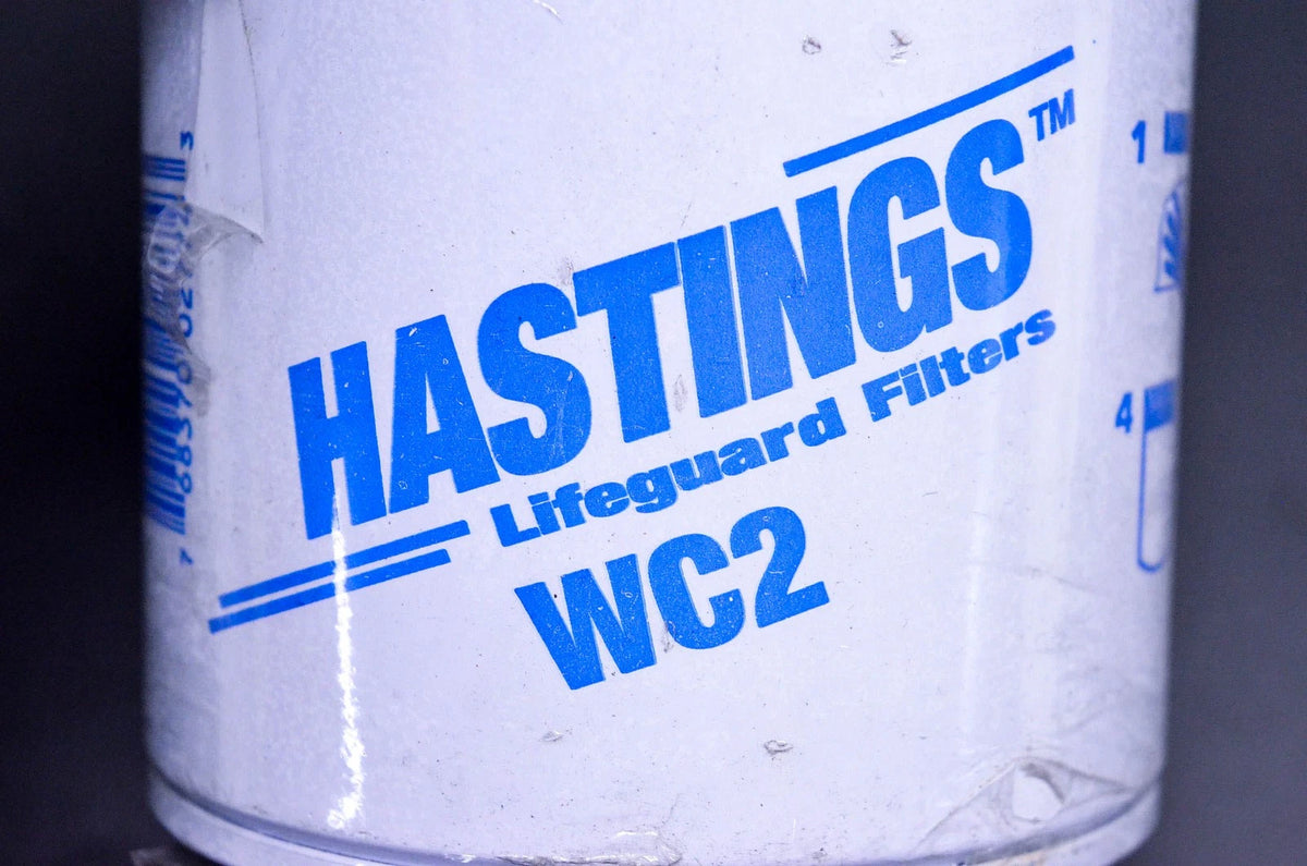 Hastings WC2 Oil Filter for Various Makes and Models (NOS)