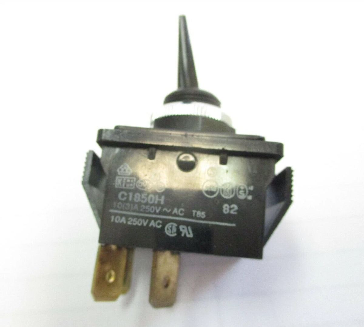 Toggle Switch C1850H for Automotive Dash (10A 250VAC)