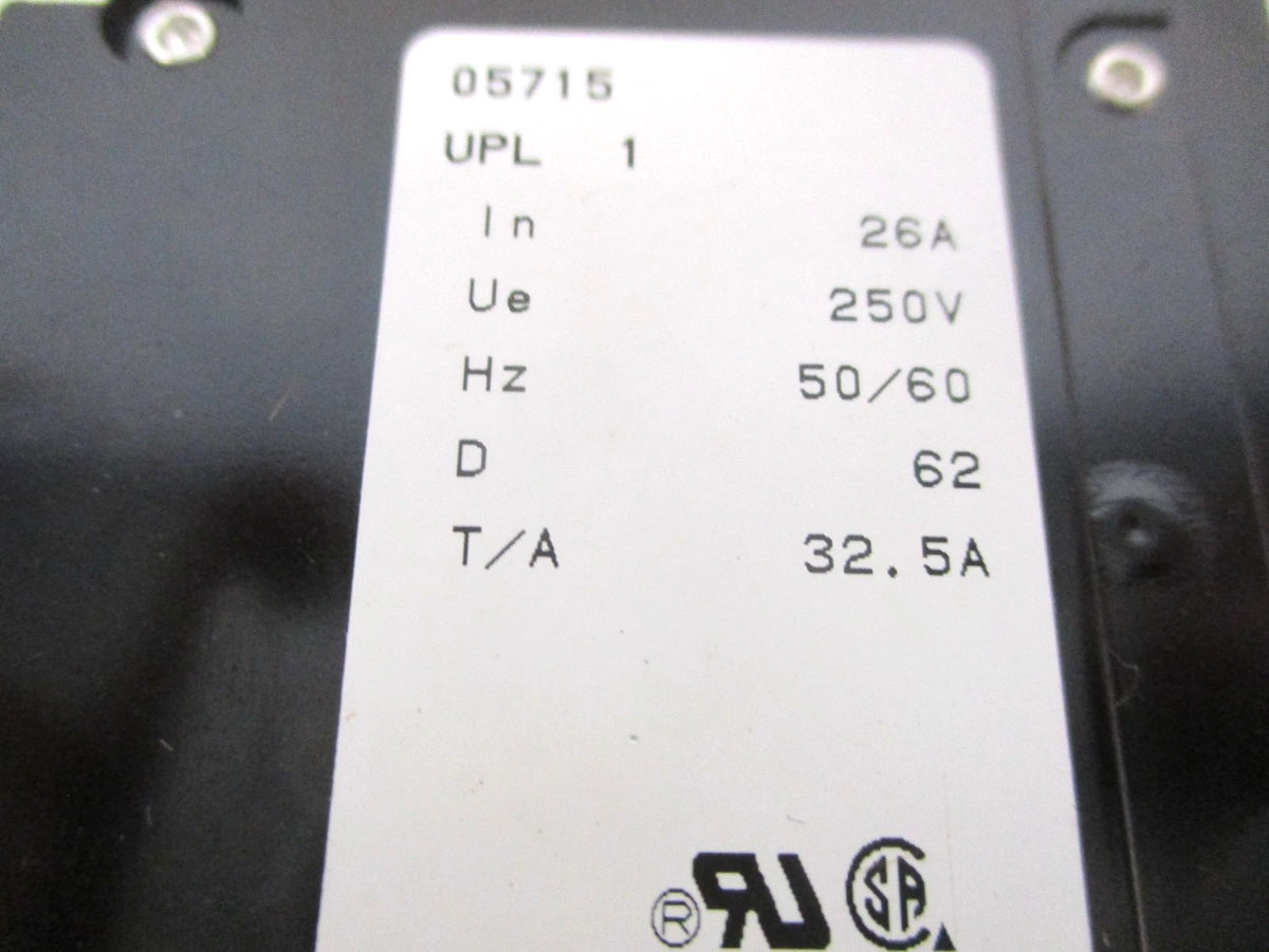 Genuine OEM Load Circuit Breaker 26A for Kubota (G3907-03510)