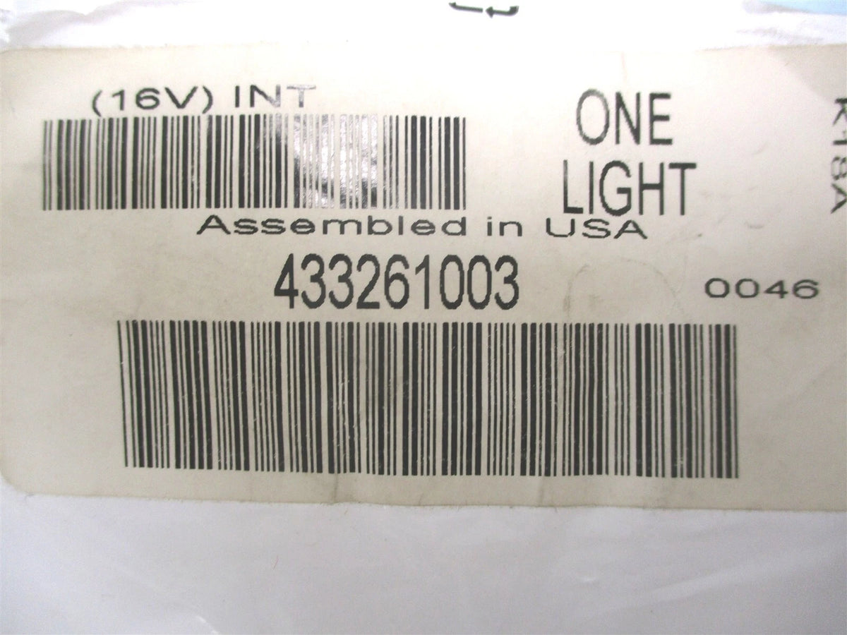 4" Backup Light with Sealed Connector for International (OEM 433261003)
