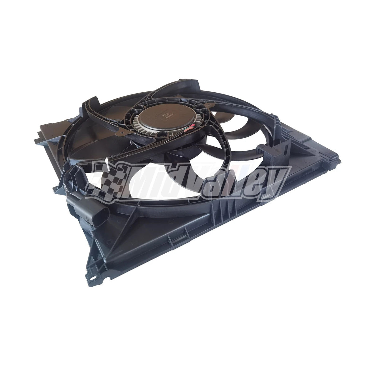 Dual Radiator and Condenser Fan Assembly for BMW X3 (2004–2010)