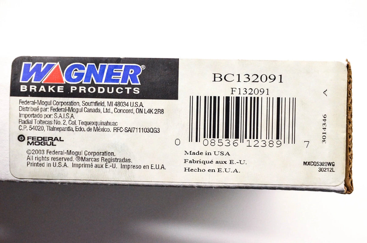 Wagner Brake Cable BC132091, F132091 for