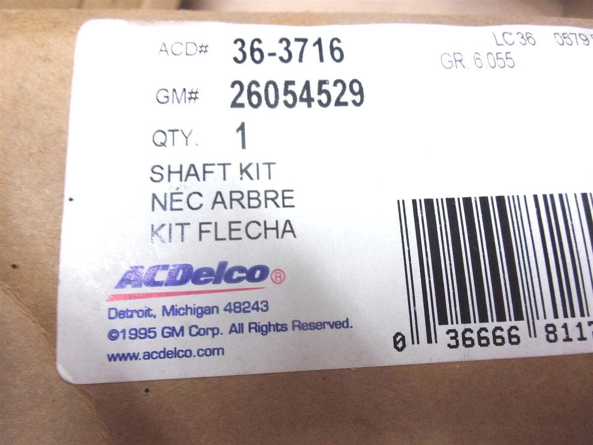 Front CV Axle Assembly for ACDelco GM (26054529, 36-3716)