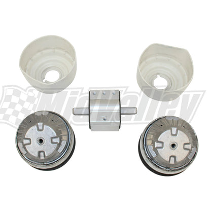 Set of 2 Engine Motor Transmission Mounts for Mercedes Benz W203 (2001–2005)