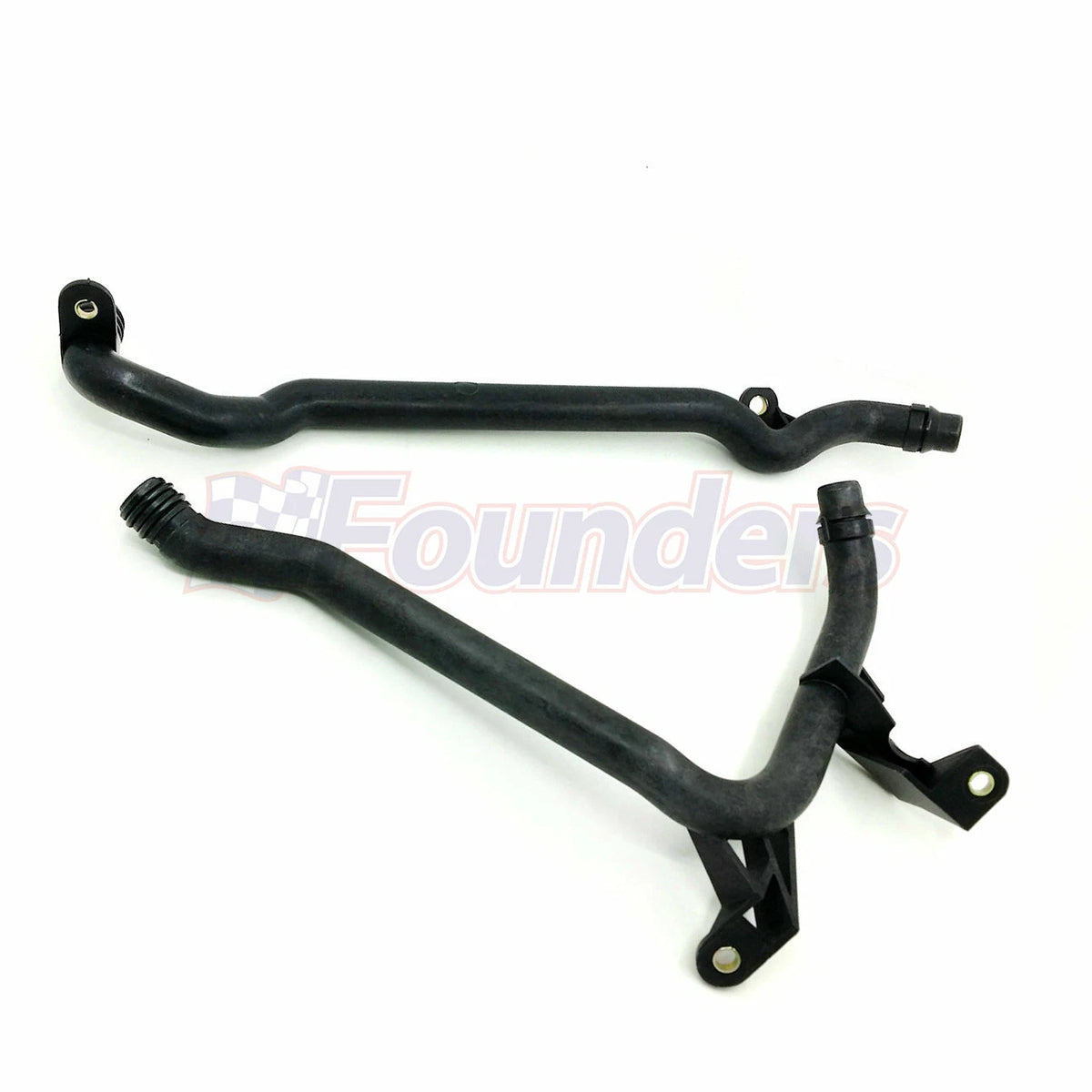 2Pc Engine Coolant Pipes for BMW E46 E83 X3 E53 X5 330xi 325xi (2001–2006)