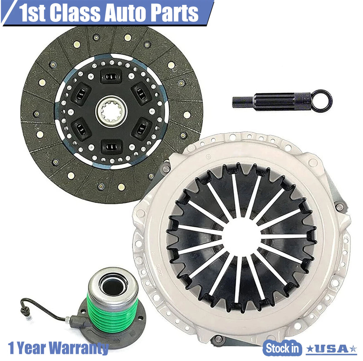 Clutch Kit with Slave Cylinder Bearing for Ford Mustang (2005–2010) 07-189